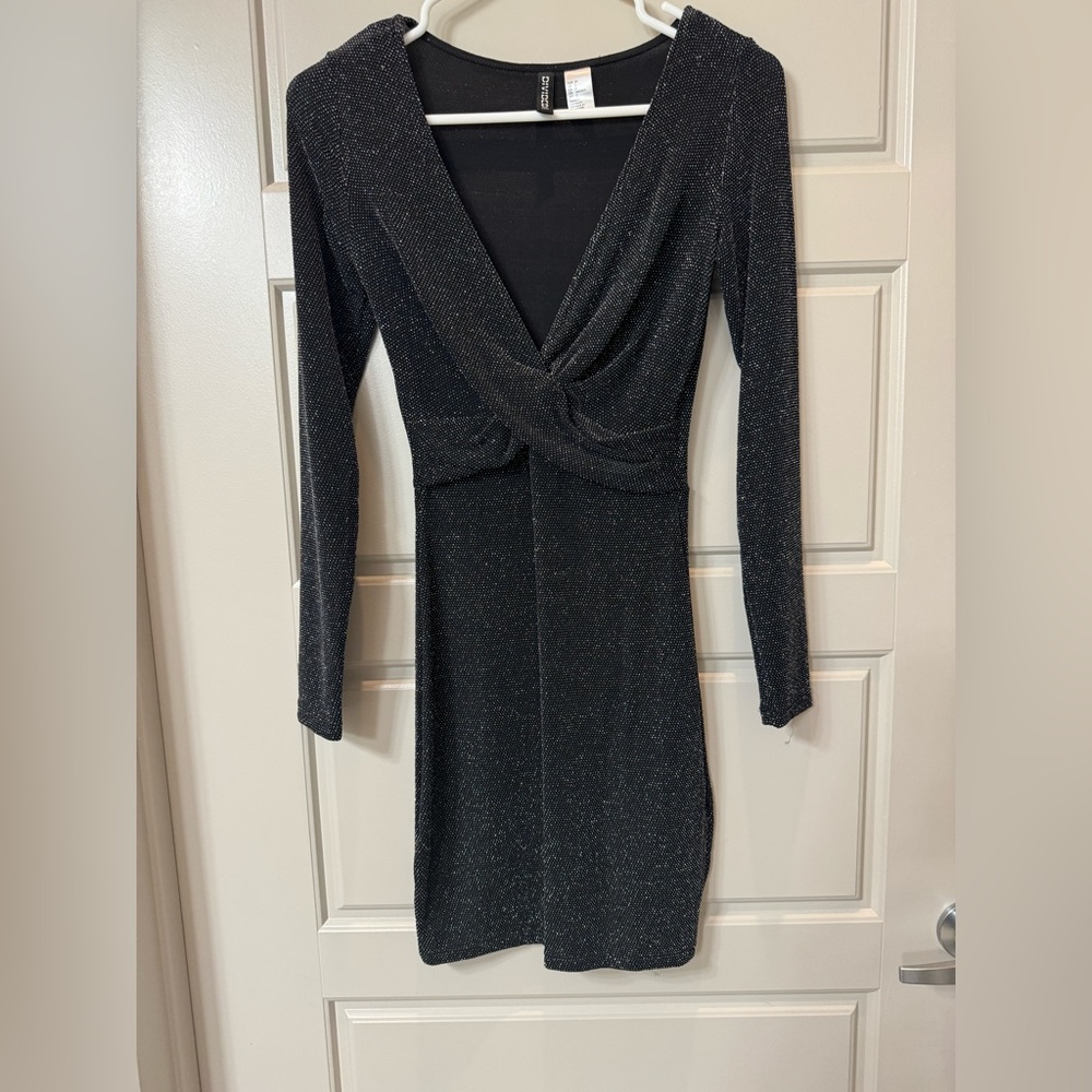 Sparkly H&M long sleeve dress.